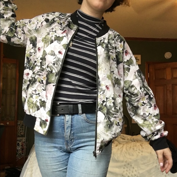 Sanctuary floral bomber jacket - Picture 1 of 5